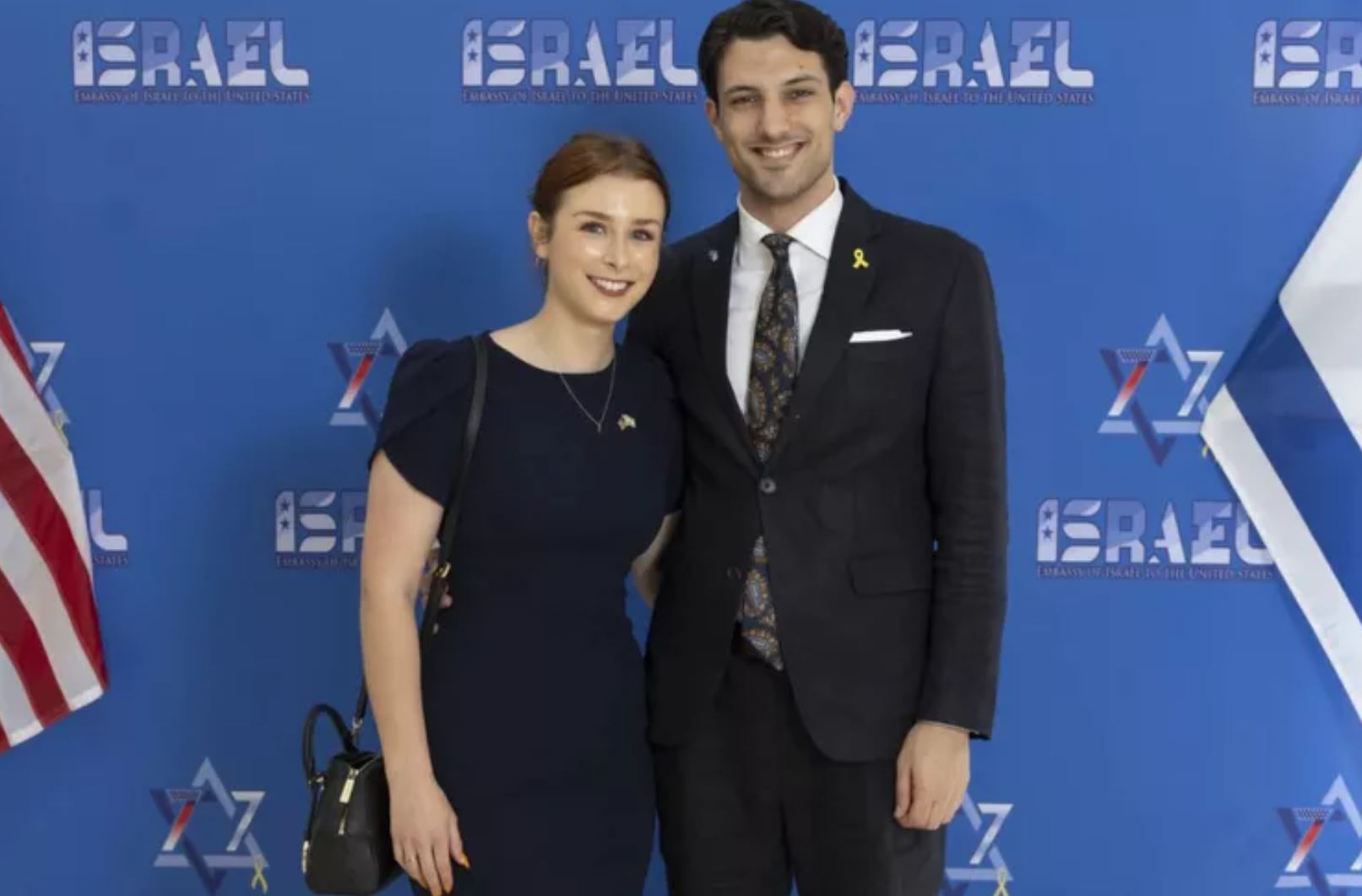 Sarah Milgrim and Yaron Lischinsky. Credit : Embassy of Israel to the USA/X Sarah Milgrim and Yaron Lischinsky. Credit : Embassy of Israel to the USA/X